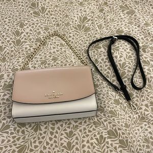 Kate Spade beige black and white purse